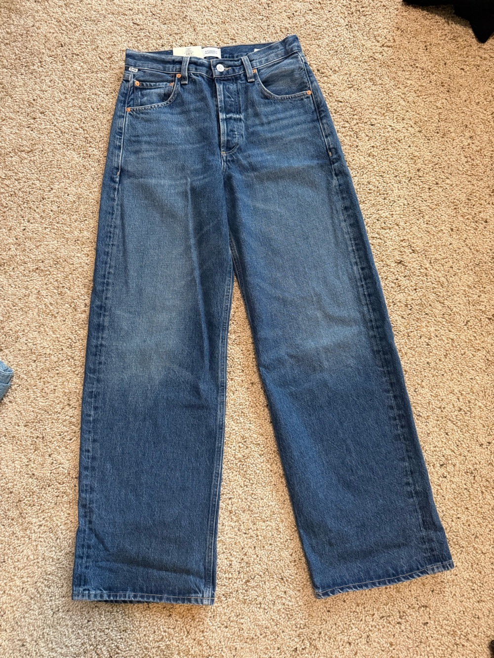 NWT Citizens of Humanity Ayla Baggy Jeans in Claremont - Size 26 - Picture 3 of 9